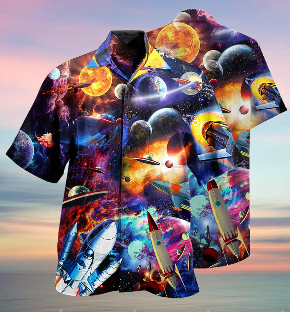Galaxy War And Peace - Hawaiian Shirt - Owl Ohh - Owl Ohh