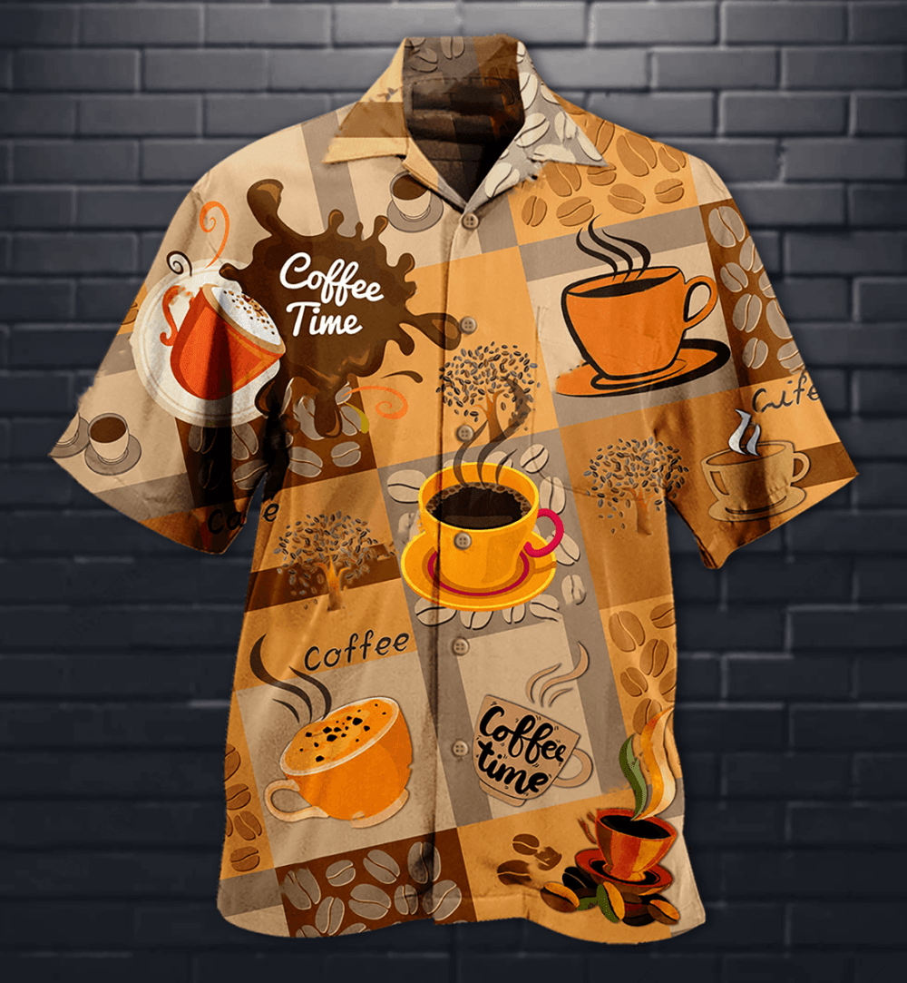 Coffee Time - Hawaiian Shirt - Owl Ohh - Owl Ohh
