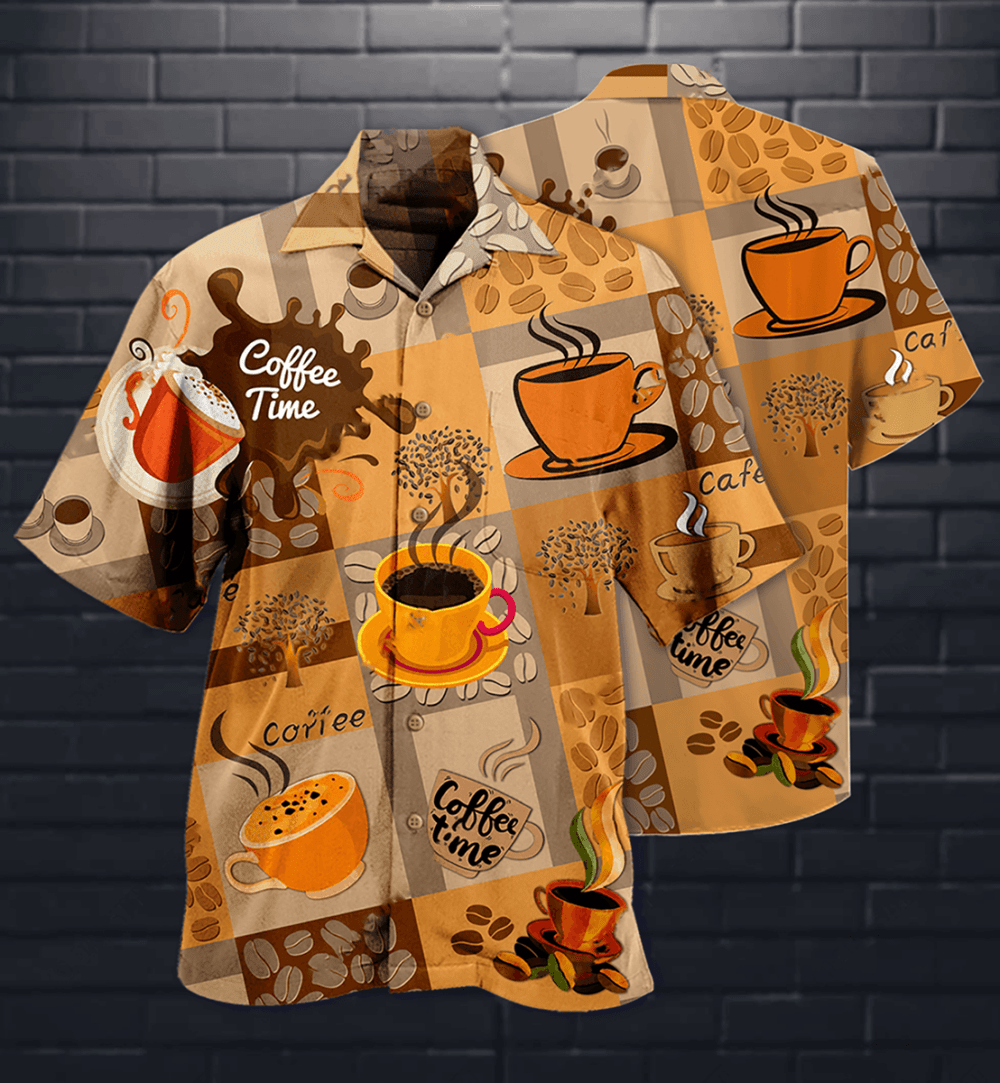 Coffee Time - Hawaiian Shirt - Owl Ohh - Owl Ohh