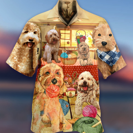 Goldendoodle Lovely Dog Crochet - Hawaiian Shirt - Owl Ohh - Owl Ohh