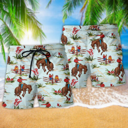 Free Wild Style Horse - Beach Short - Owl Ohh - Owl Ohh