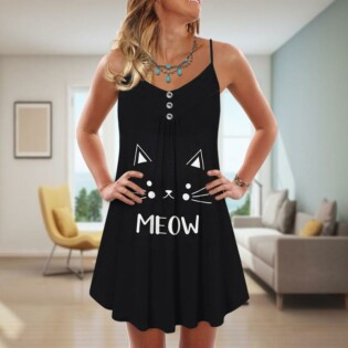 Cat Love Summer Vibes So Cute - Summer Dress - Owl Ohh - Owl Ohh