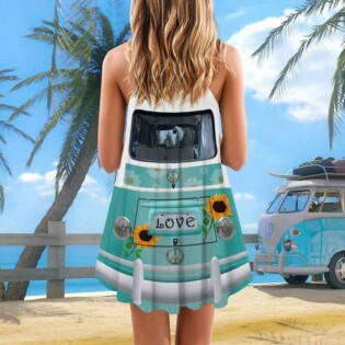 Hippie Van Retro Style Love - Summer Dress - Owl Ohh - Owl Ohh