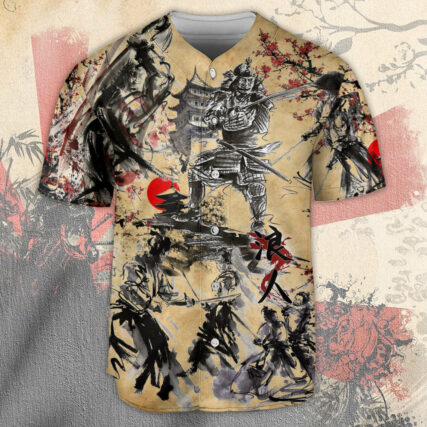 Samurai The Way Of The Samurai Is Found In Death - Baseball Jersey - Owl Ohh