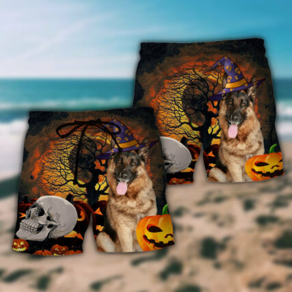 Halloween German Shepherd My Lovely Dog - Beach Short - Owl Ohh - Owl Ohh