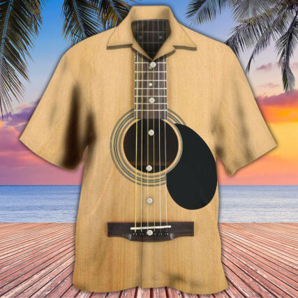 Guitar I Pet Dog I Play Guitar I Know Things - Hawaiian Shirt - Owl Ohh - Owl Ohh