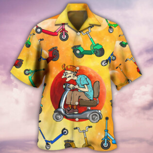 Scooter Solar System Never Underestimate - Hawaiian Shirt - Owl Ohh - Owl Ohh