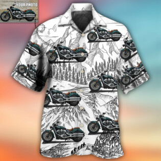 Motorcycle My Sweet Lover Custom Photo - Hawaiian Shirt - Owl Ohh - Owl Ohh