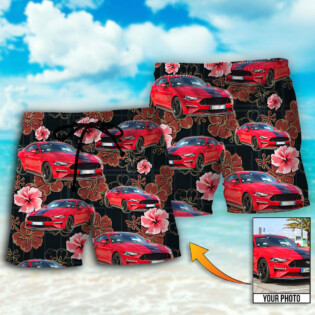 Car Cool Various Style Custom Photo - Beach Short - Owl Ohh - Owl Ohh