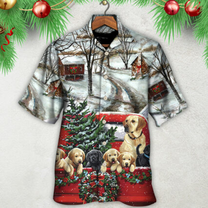 Christmas Dog Come Home In Truck - Hawaiian Shirt - Owl Ohh - Owl Ohh