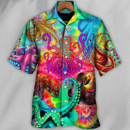 Hippie Let's Get Octopus - Hawaiian Shirt - Owl Ohh-Owl Ohh