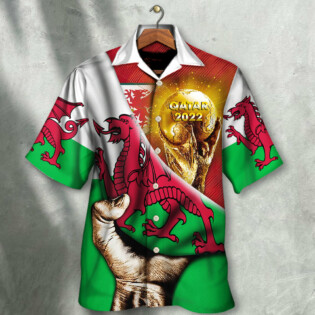 World Cup Qatar 2022 Wales Will Be The Champion Flag Vintage - Hawaiian Shirt - Owl Ohh - Owl Ohh