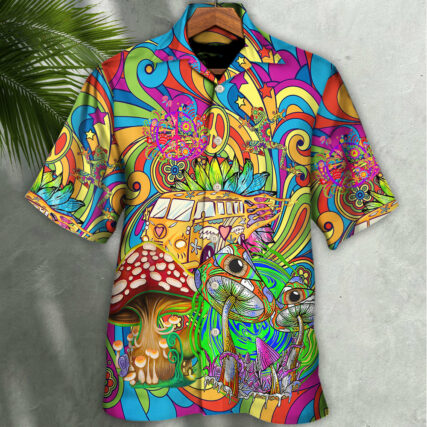 Hippie A Big Adventure Big Dream - Hawaiian Shirt - Owl Ohh for men and women, kids - Owl Ohh