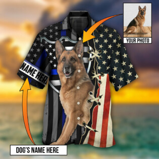 German Shepherd Dog Various Style Custom Photo Personalized - Hawaiian Shirt - Owl Ohh - Owl Ohh