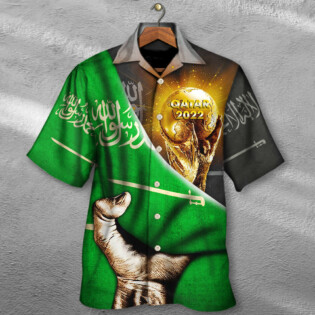 World Cup Qatar 2022 Saudi Arabia Will Be The Champion - Hawaiian Shirt - Owl Ohh - Owl Ohh