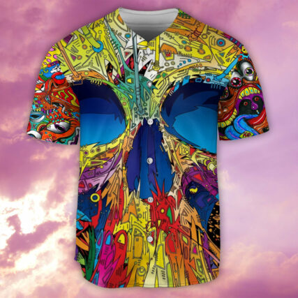 Skull Summer Style - Baseball Jersey - Owl Ohh - Owl Ohh