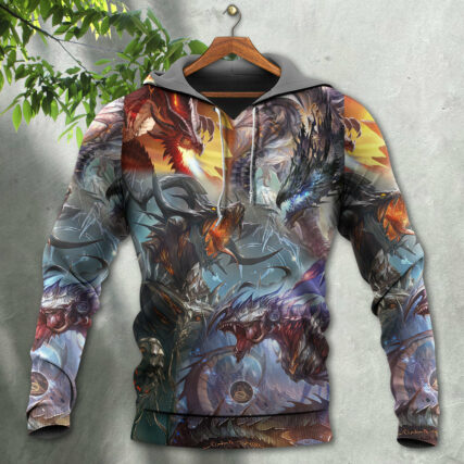 Dragon Fantasy World Dragon Magic - Hoodie - Owl Ohh - Owl Ohh