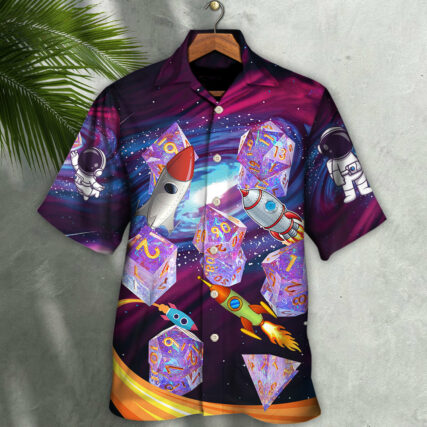 D20 Galaxy Where Are Space Ship Going - Hawaiian Shirt - Owl Ohh - Owl Ohh