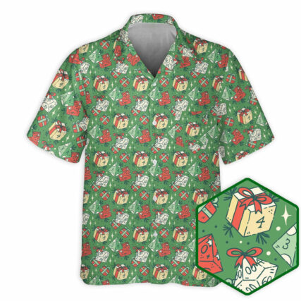 DnD Dice Gift Pattern Small - Hawaiian Shirt - Owl Ohh - Owl Ohh