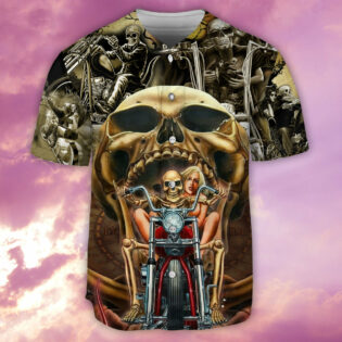 Skull Stay Wild Never Let Them Tame You - Baseball Jersey - Owl Ohh - Owl Ohh