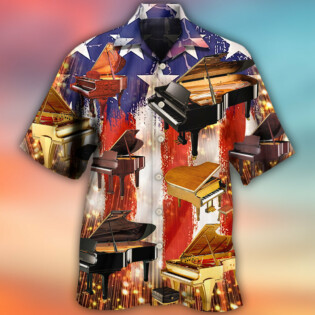 Piano Independence Day - Hawaiian Shirt - Owl Ohh - Owl Ohh