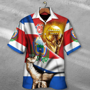 World Cup Qatar 2022 Costa Rica Will Be The Champion Flag Vintage - Hawaiian Shirt - Owl Ohh - Owl Ohh