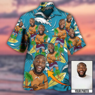 Face Funny Style Custom Photo - Hawaiian Shirt - Owl Ohh - Owl Ohh