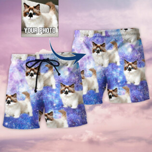 Cat Various Style Custom Photo - Beach Short - Owl Ohh - Owl Ohh