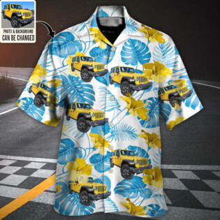 Jeep You Want Tropical Style Custom Photo - Hawaiian Shirt - Personalized Photo Gifts for men and women, kids - Owl Ohh