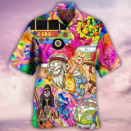 Hippie I'm Not Old I'm Vintage - Hawaiian Shirt - Owl Ohh - Owl Ohh