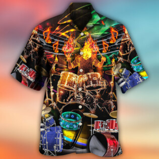 Drum Is My Life Light Colorful Style - Hawaiian Shirt - Owl Ohh - Owl Ohh