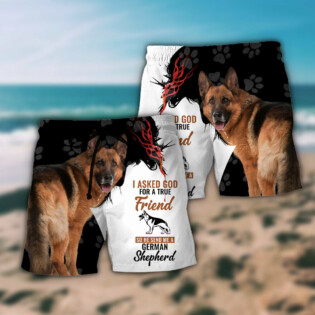 German Shepherd My Cool Dog Various Style - Beach Short - Owl Ohh - Owl Ohh