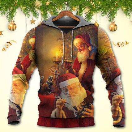 Christmas Santa Claus The Spirit of Christmas Art Style - Hoodie - Owl Ohh - Owl Ohh