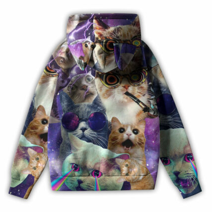 Cat The Battle Flying Cat Rebellion - Ears Hoodie - Owl Ohh - Owl Ohh