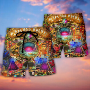Skee Ball Ball Games Playland Arcade - Beach Short - Owl Ohh - Owl Ohh