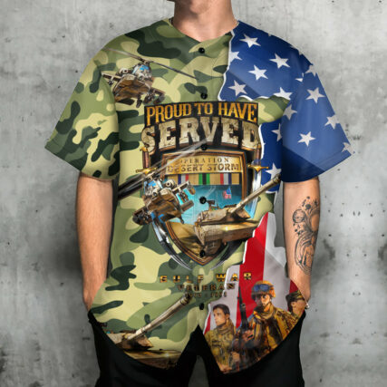 America Veteran War And Peace - Baseball Jersey - Owl Ohh - Owl Ohh