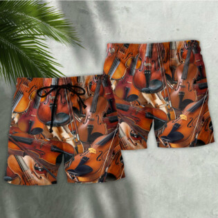 Violin The Instrument For Intelligent People - Beach Short - Owl Ohh - Owl Ohh