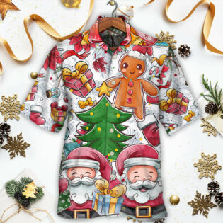 Christmas Santa Cutie Winter Snowman Gingerbread - Hawaiian Shirt - Owl Ohh - Owl Ohh