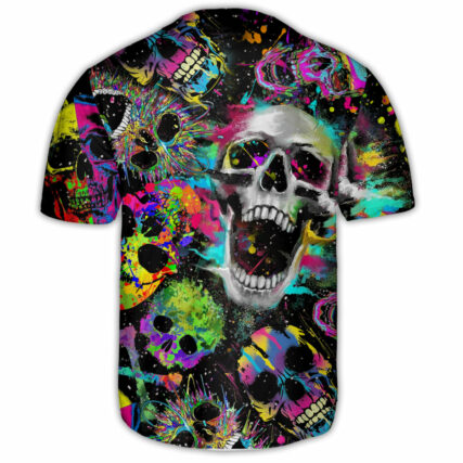 Skull Scare Style - Baseball Jersey - Owl Ohh - Owl Ohh
