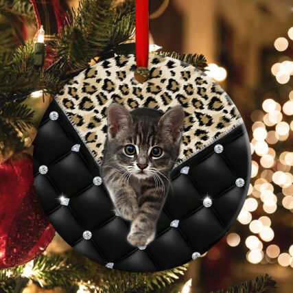 Cat Lover So Amazing Black Style - Circle Ornament - Owl Ohh - Owl Ohh
