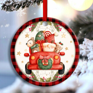 Christmas Merry Christmas Magic Of Christmas - Circle Ornament - Owl Ohh - Owl Ohh