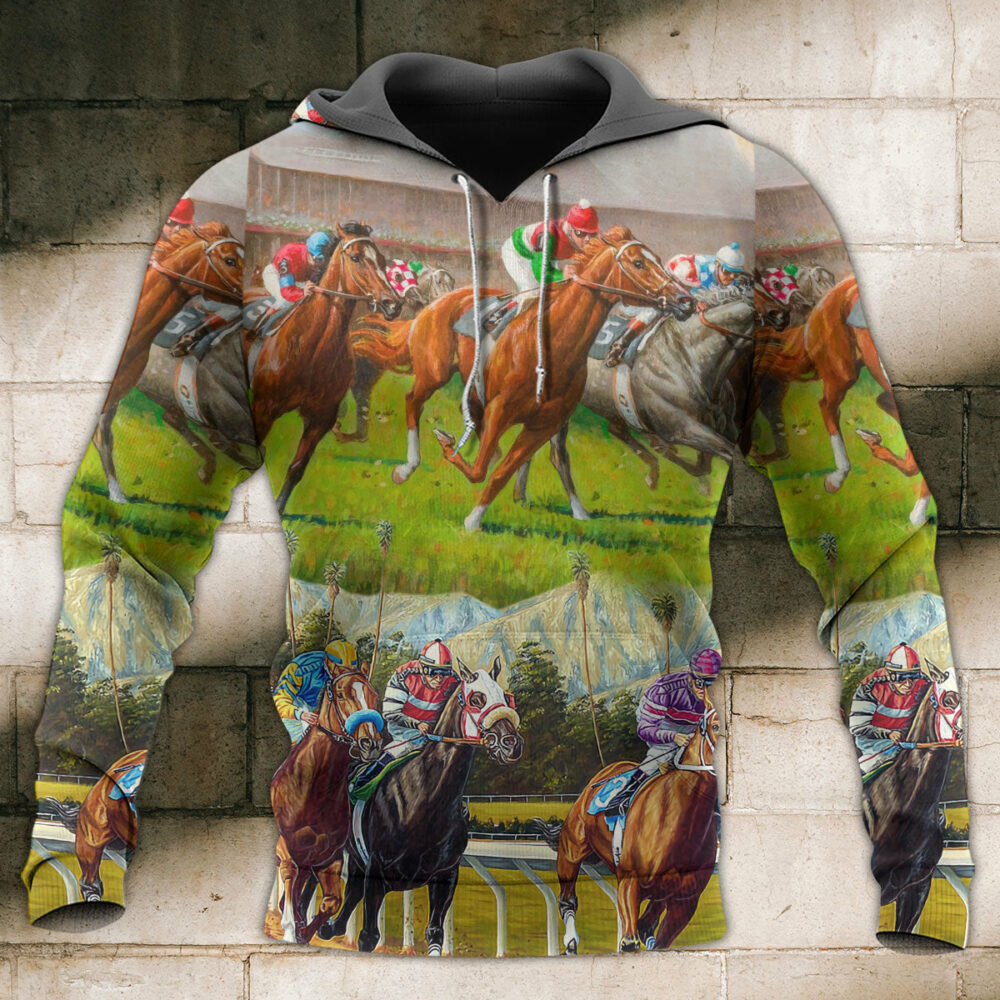 Horse Racing Don't Look Back - Hoodie - Owl Ohh - Owl Ohh