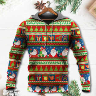 Christmas Santa Claus Happy Xmas - Hoodie - Owl Ohh - Owl Ohh