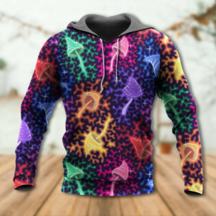 Mushroom Galaxy Rainbow Colorful Bright - Hoodie - Owl Ohh - Owl Ohh