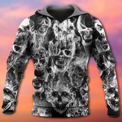 Skull Smoke Kill This Life - Hoodie - Owl Ohh - Owl Ohh
