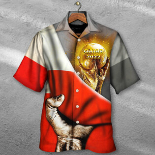 World Cup Qatar 2022 Poland Will Be The Champion - Hawaiian Shirt - Owl Ohh - Owl Ohh