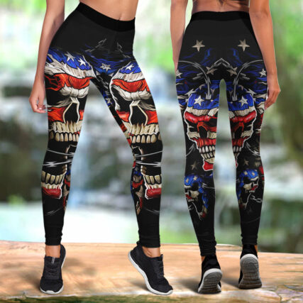 Skull Love America Forever - Legging - Owl Ohh - Owl Ohh