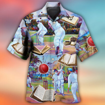 Cricket And Book Lover - Hawaiian Shirt - Owl Ohh - Owl Ohh