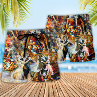 Cat Sound Of The Dance - Beach Short - Owl Ohh - Owl Ohh