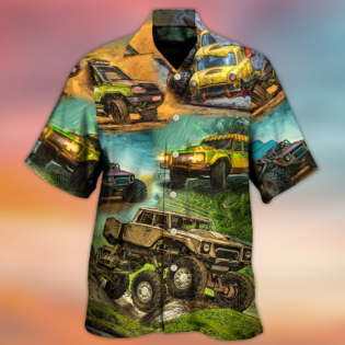 Jeep Abstract So Cool Vintage Art Style - Hawaiian Shirt - Owl Ohh - Owl Ohh